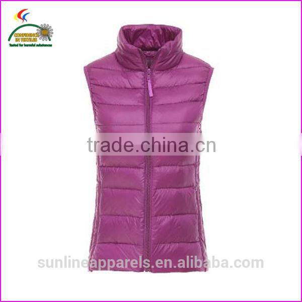 women's duck down vest