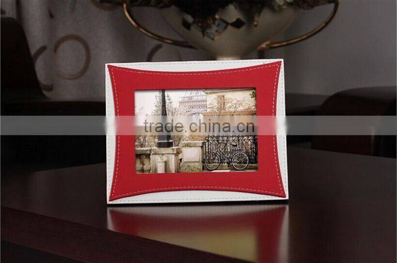 Attractive Promotion Gift Leather Cheap Small Picture Frames