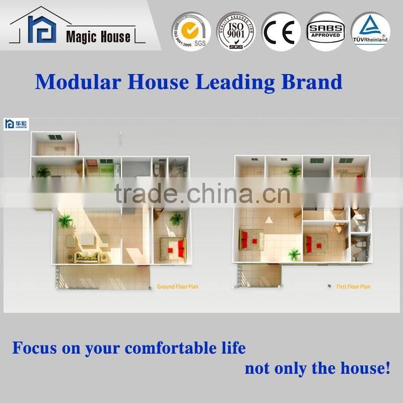 Earthquake-proof modern luxury prefabricated houses and villas