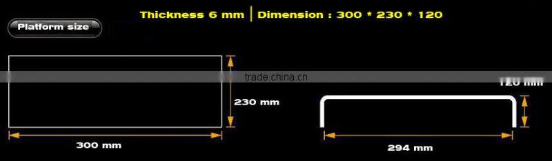 Delux Acrylic LCD TV stand