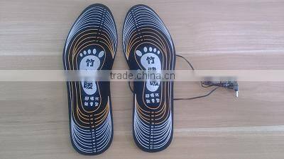 battery powered foot warmer heating shoe insole ski boot insole for winter outdoor sport