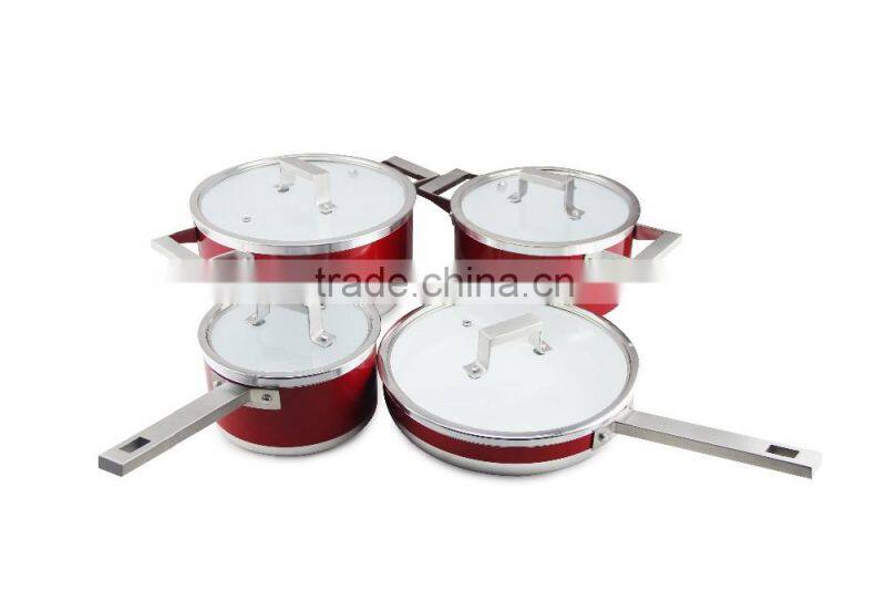 High Quality Aluminum 7 Pcs Cookware sets