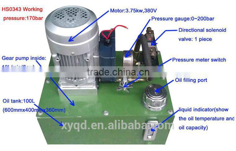 Manufacturer In China Powered By 220V DC&AC Electric Or Fuel Hydraulic Power Pack/Hydraulic Power Unit/Hydraulic Power Station