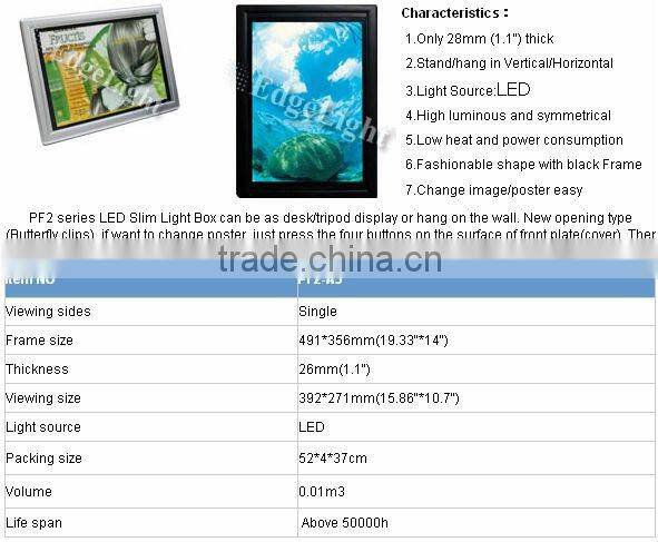 UPVC Frame Light Box