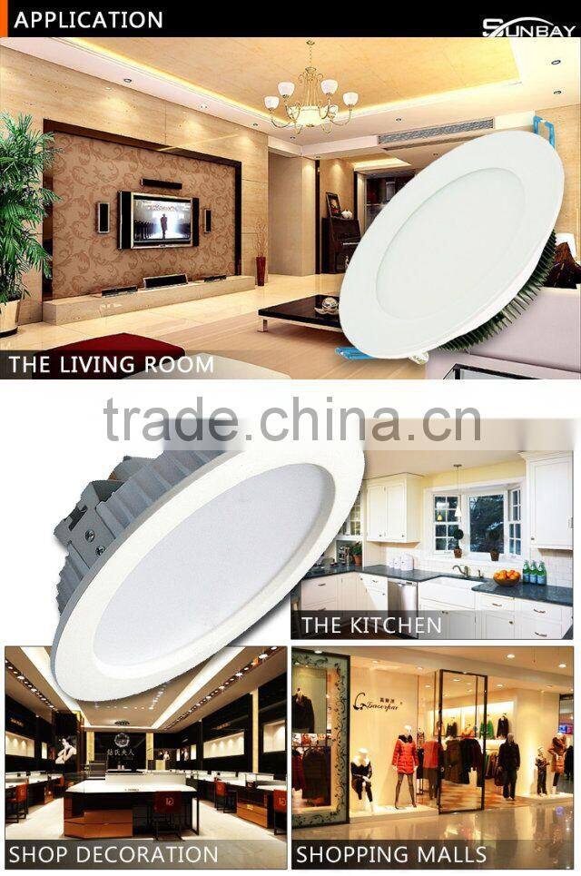 Hotel lighting wholesale, 220v 1450lm 15w cob led downlight price led downlight malaysia