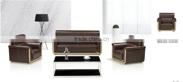 Antique and competive price leather sofa in china