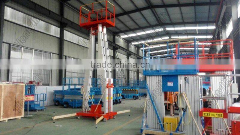 Double mast hydraulic personal lifting kits