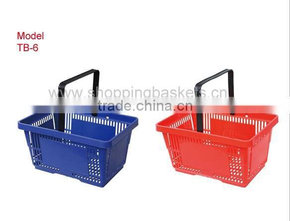 Single handle shopping basket
