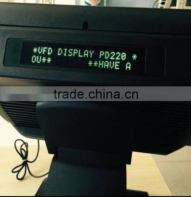 15 inch LED touch screen monitor point of sale bundle for supermarket