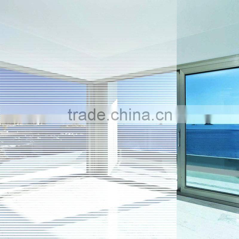 SWITCHABLE Gradation White Stripe PET Foil Similar to 3M Window Film