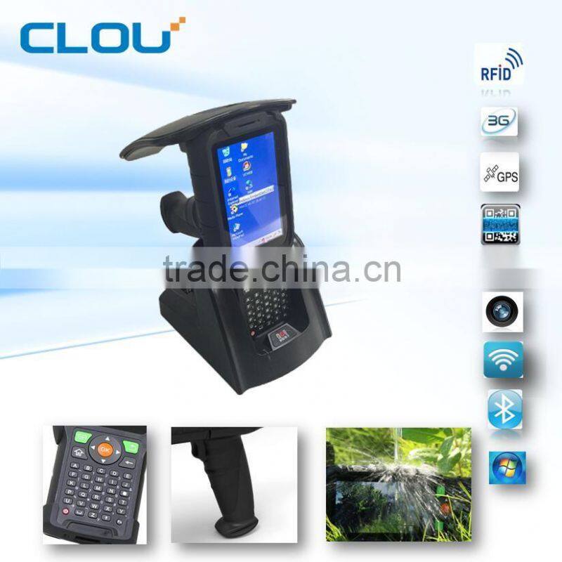 8m long range reading rugged handheld rfid reader with 5.0 mega pxiels camera
