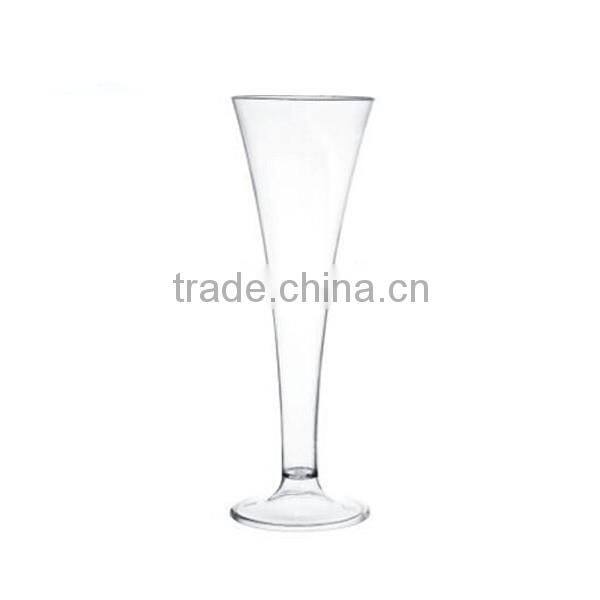 Disposable Plastic Champagne Flute Goblet Glass