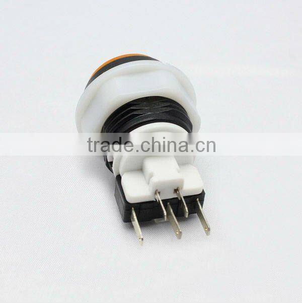 28mm LED red plastic push button switch Momentary game rocker accessories double control