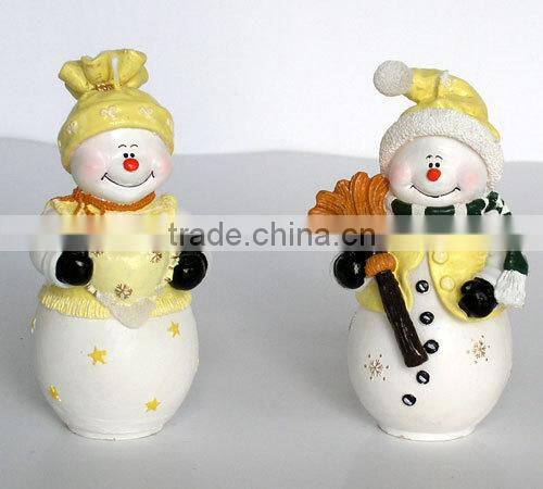 2014 very hot design christmas snowman design candles