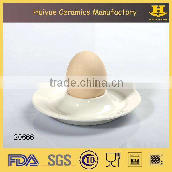 factory direct customize ceramic egg cup, cap shaped egg cup