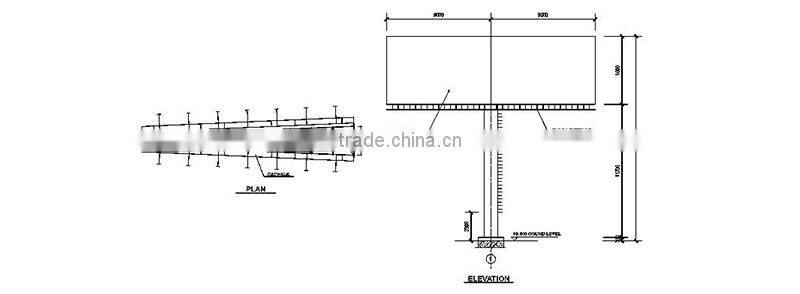 stainless steel china factory supplier steel structure stable materials sign