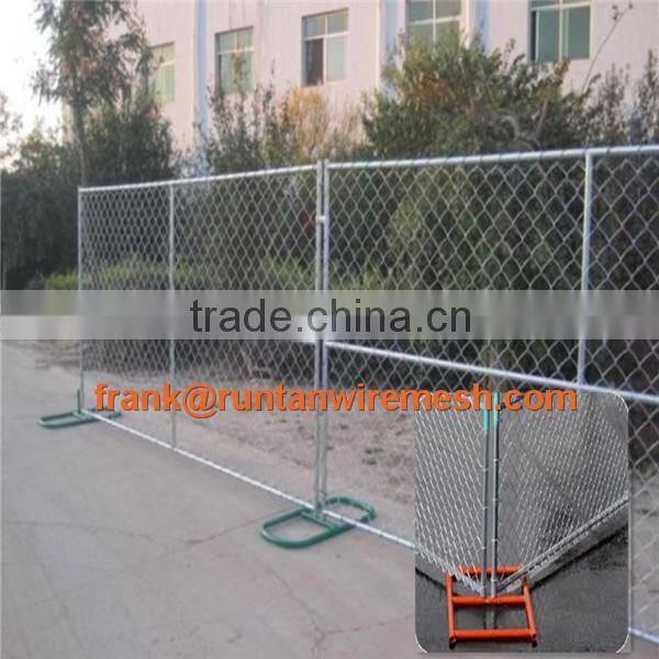 factory 2014 steel hot dipped galvanized welded temporary construction fence