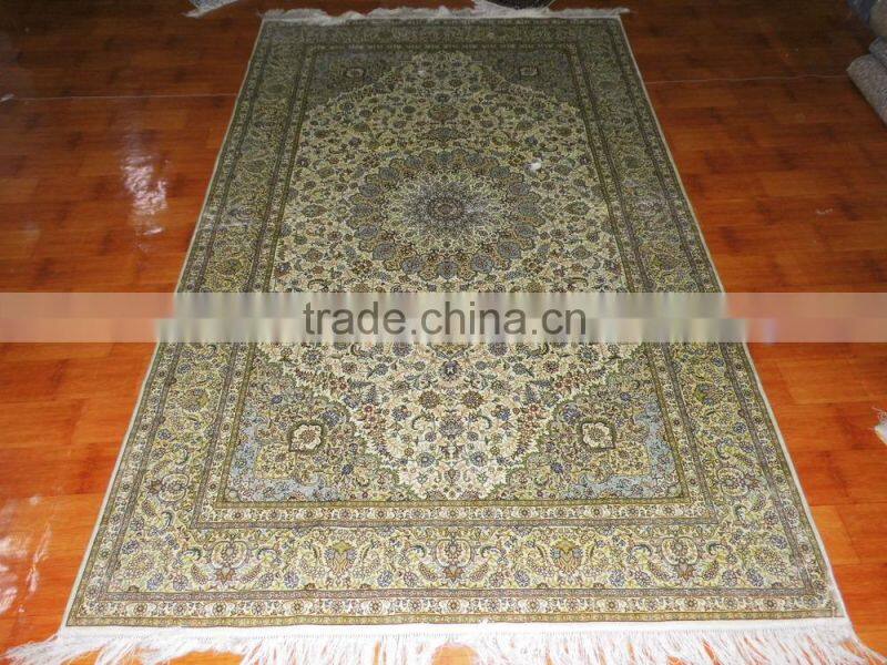 shaggy carpet turkey hand-knotted silk carpets, classical iranian turkish design silk carpets