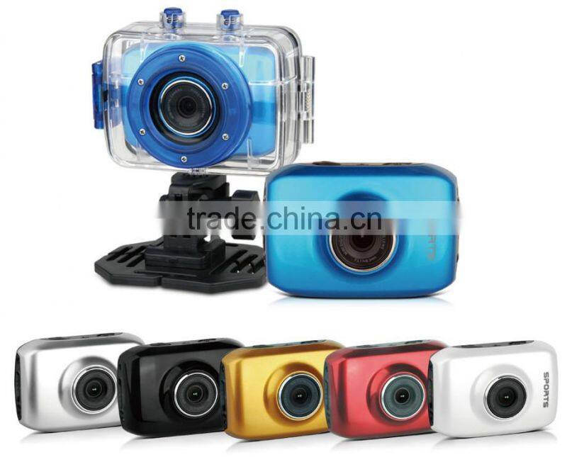 DV-123SA Cheap 720P HD Sports Helmet Car DVR Waterproof Action Camera action camera