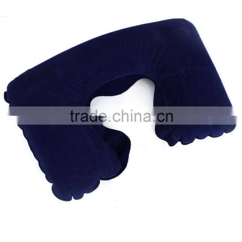 Travel head neck rest pillow air cushion inflatable support
