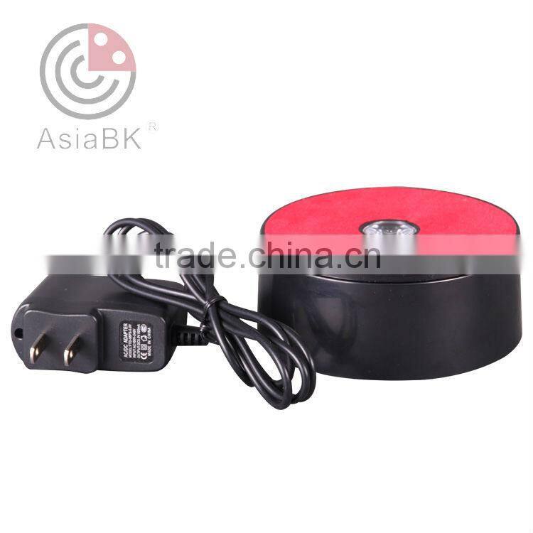 dia10cm--battery powered LED display base/holder urntablefor photography props 3d scanning Christmas tree rotating display and m