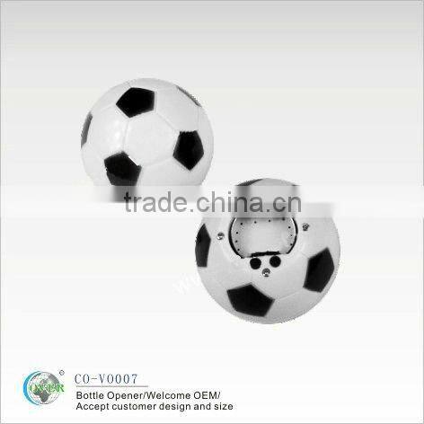 Custom Soccer music bottle openers with national flag for 2014 International Football Cup promotioal gifts