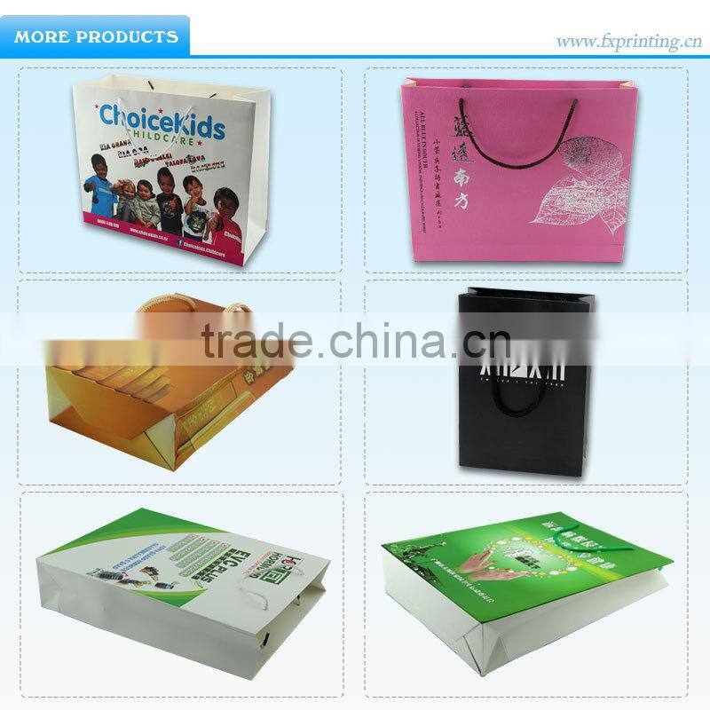 Popular Flat Pantone Color Printing Kraft Paper Bag for Clothes
