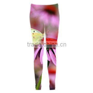 2015 custom dye sublimation fashion women sport leggings from ShenZhen manufacture