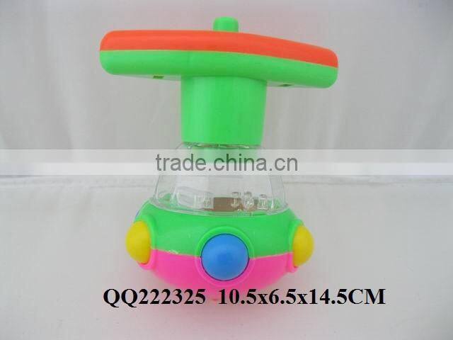 popular flashing peg-top with music toy