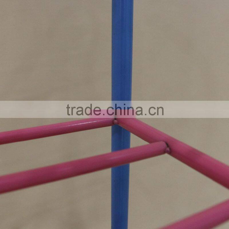 racks shoe hottest 20 pairs 4 layer cheap metal pipe stacking shoe rack