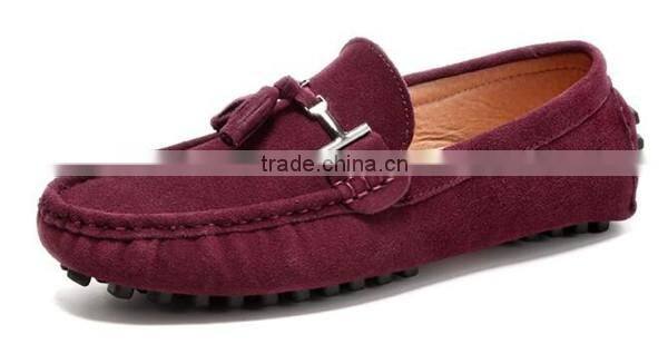 China factory OEM slip on leather loafers shoes
