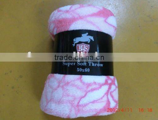 Polar fleece blanket fabric with