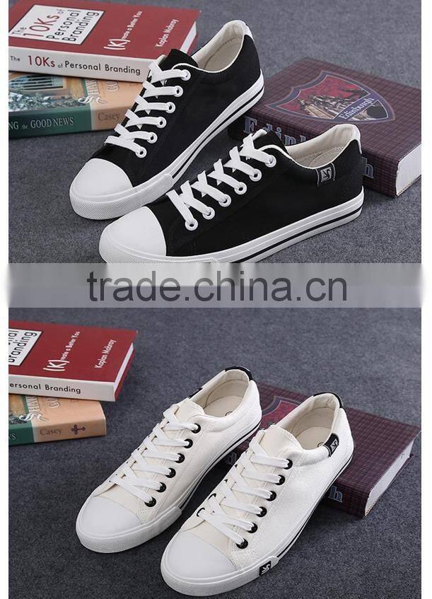 Popular fashion hot sale 2016 new model canvas shoes