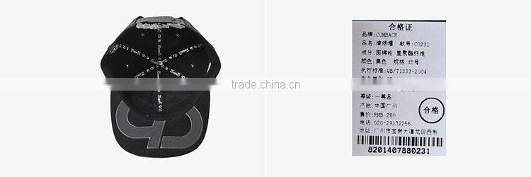 high quality 6 panel 3D embroidery flat brim snapback hats and caps