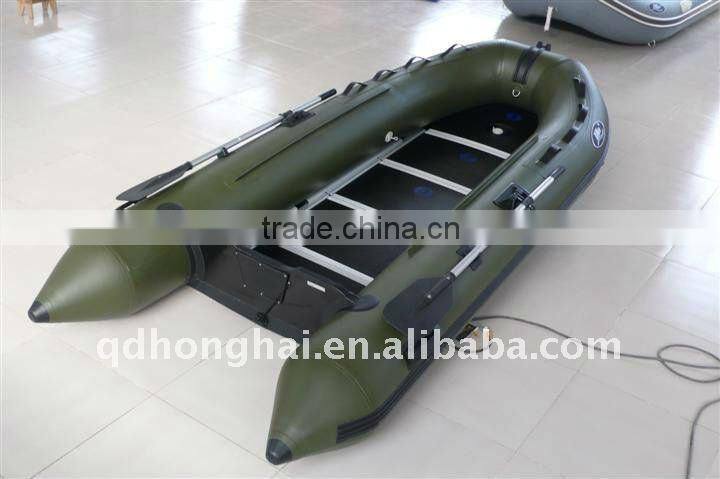 CE 4.3m inflatable boat with outboard motor for sale
