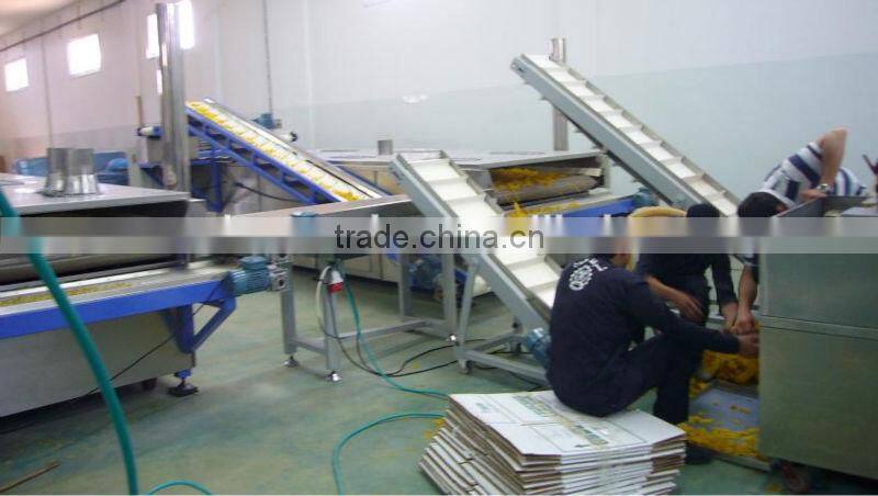 3D frying bugle pellet snacks production line