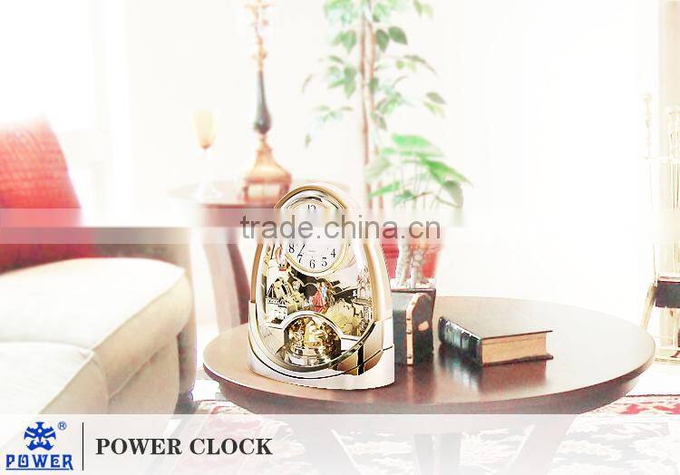 luxury desk clock table clock,bedside table clocks with light sensor control