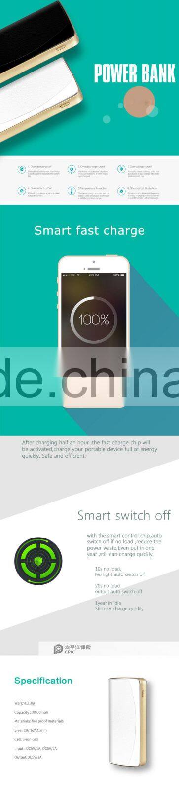 2015 Hot selling products Power bank Portable Charger