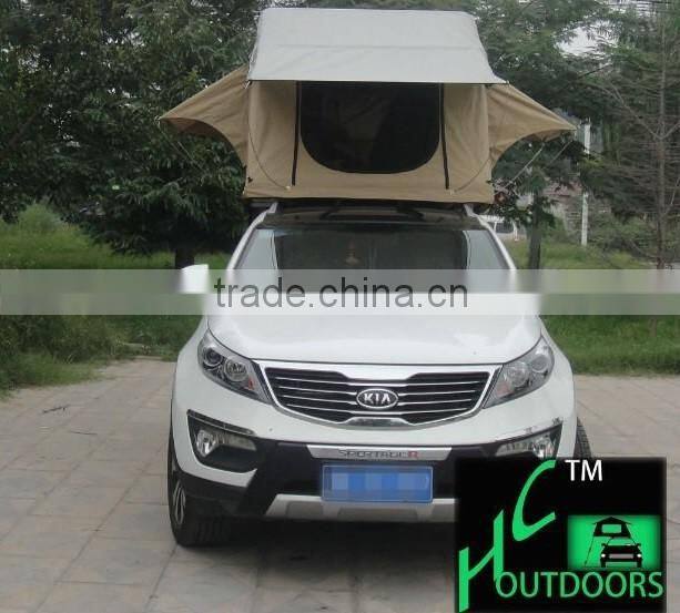 Top Quality Canvas Material Vehicle Roof Top Tent