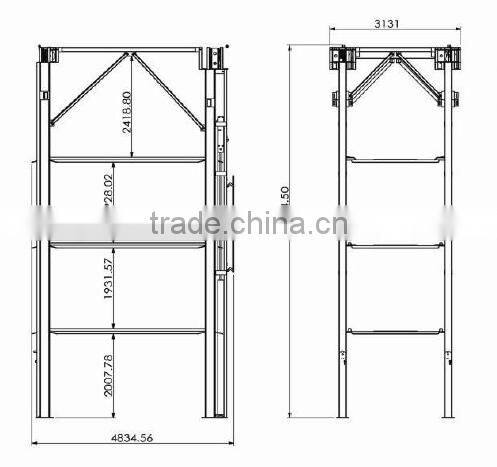 UNDERGROUND PARKING LIFT; PIT PARKING EQUIPMENT;PIT PARKING LIFT FOR SALE