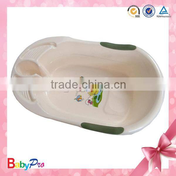 2015 eco-friendly material PP cute design cheap price baby plastic shower bathtub