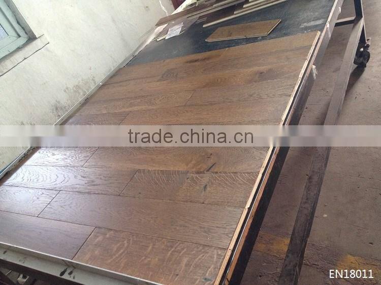 Handwork Wax Oil Oak Engineered Wood Flooring Best Prices