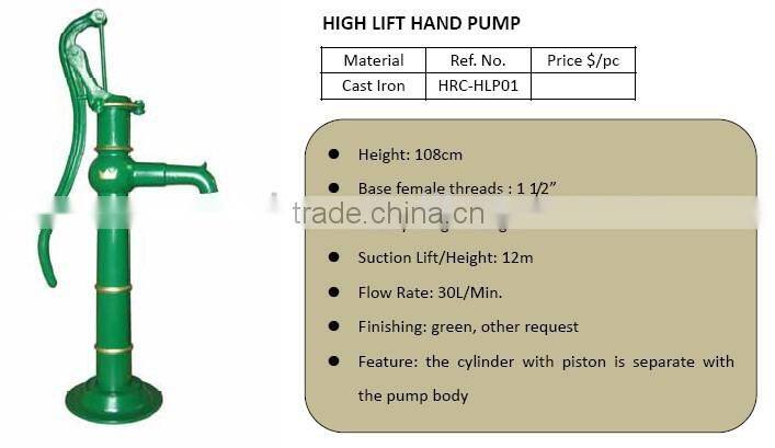 Hand Operated Water Well Pump in Garden