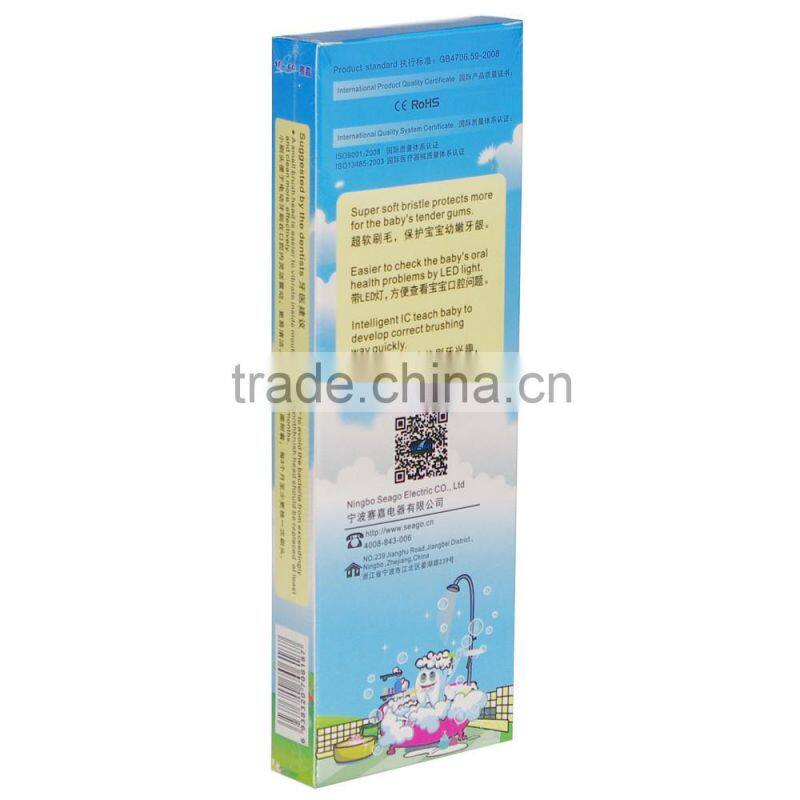 High quality sonic electric musical toothbrush for kids Children cartoon musical battery powered waterproof toothbrush