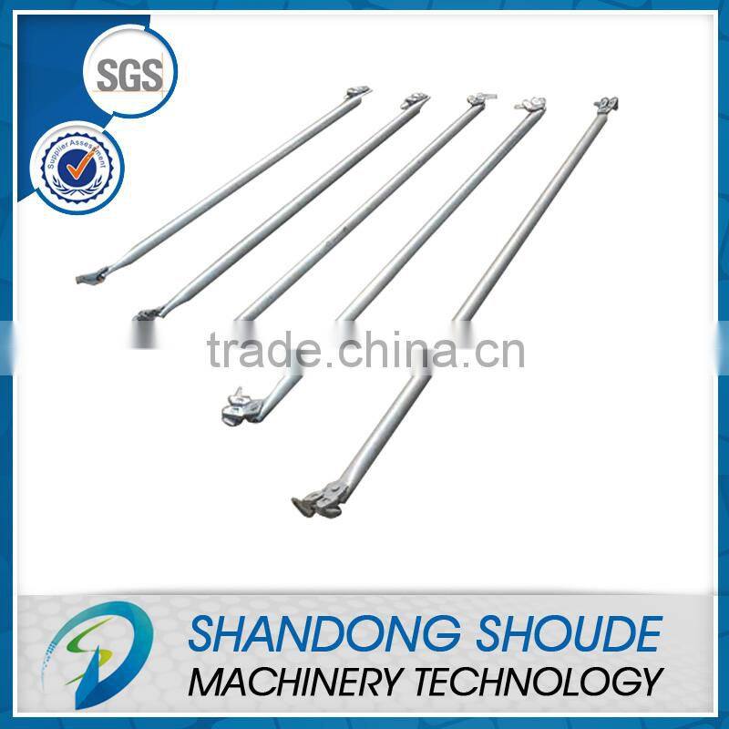 best price and durable 48.3*2.5mm ringlock scaffolding diagonal