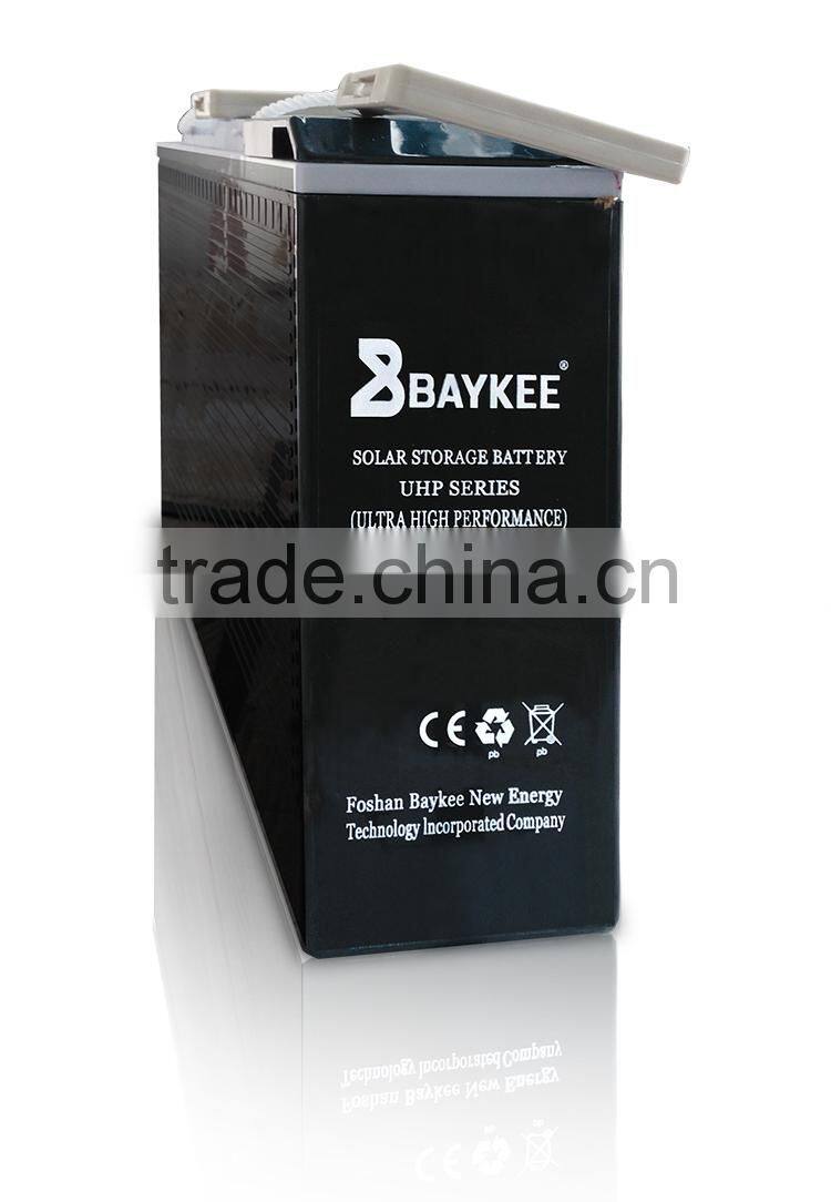 Baykee UHP 12v solar gel battery 12v 100ah battery