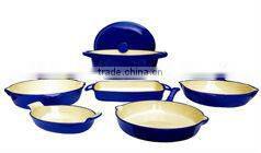 enamel coating cookware set