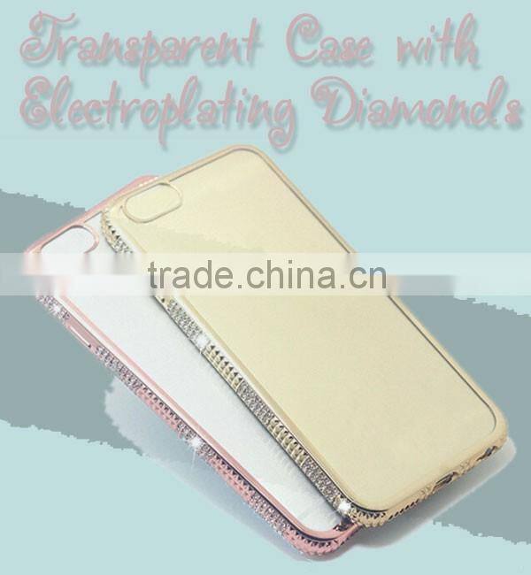 2016 factory price Transparent TPU mobile cases for iPhone 6 Plus / 6S Plus (5.5")