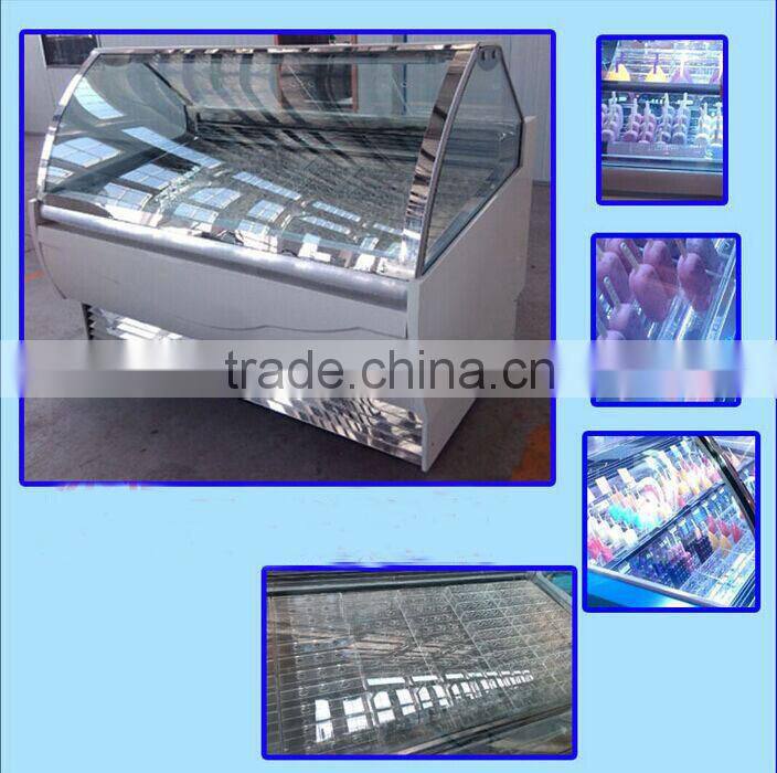 Commerical Popsicle Ice cream cart / Popsicle Display Showcase