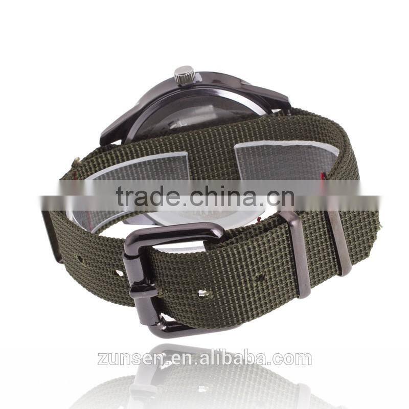 2016 Military Watch Men Quartz Analog Clock Nylon Leather Canvas Strap Clock Sports Watches Army Relogios Masculino